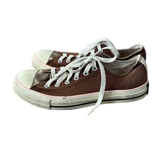 Converse Unisex All Star Chuck Taylor Brown Sneakers Shoes Size 8 Women 6 Men - Picture 2 of 10